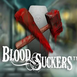 Blood Suckers slot logo by NetEnt at HappySpins CasinoBlood Suckers